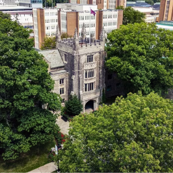 An building at McMaster University.